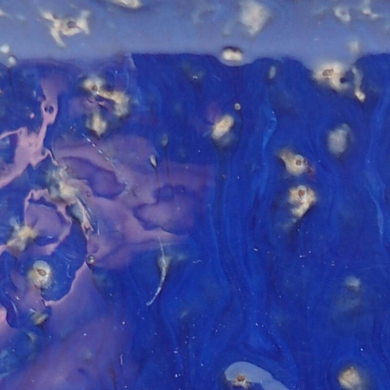 Bonsaischaal van keramiek 15 x 12,5 x 6,5 cm, kleur blauw