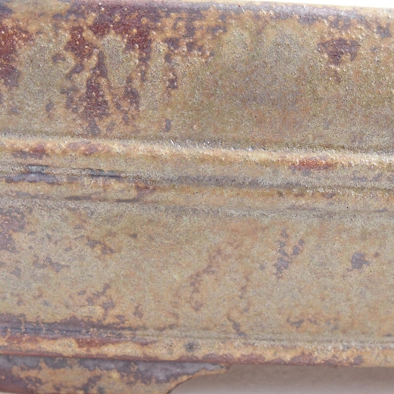 Bonsaischaal van keramiek 16,5 x 12 x 5,5 cm, bruin