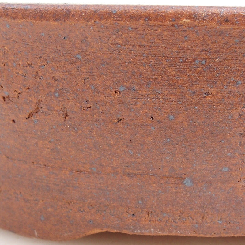 Bonsaischaal van keramiek 16,5 x 13,5 x 5 cm, bruin