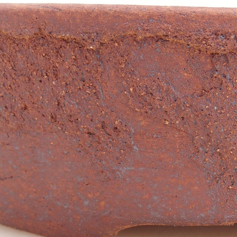 Bonsaischaal van keramiek 16,5 x 14 x 5 cm, metaalkleur