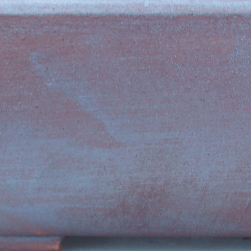 Bonsaischaal van keramiek 16 x 11 x 5,5 cm, metaalkleur