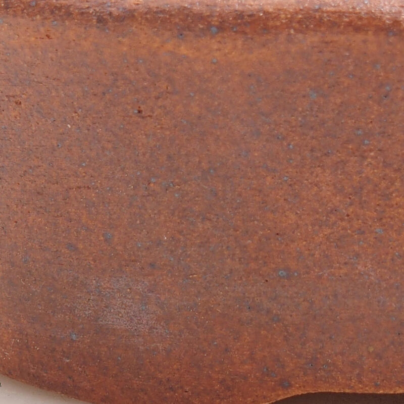 Bonsaischaal van keramiek 17,5 x 14,5 x 5 cm, bruin