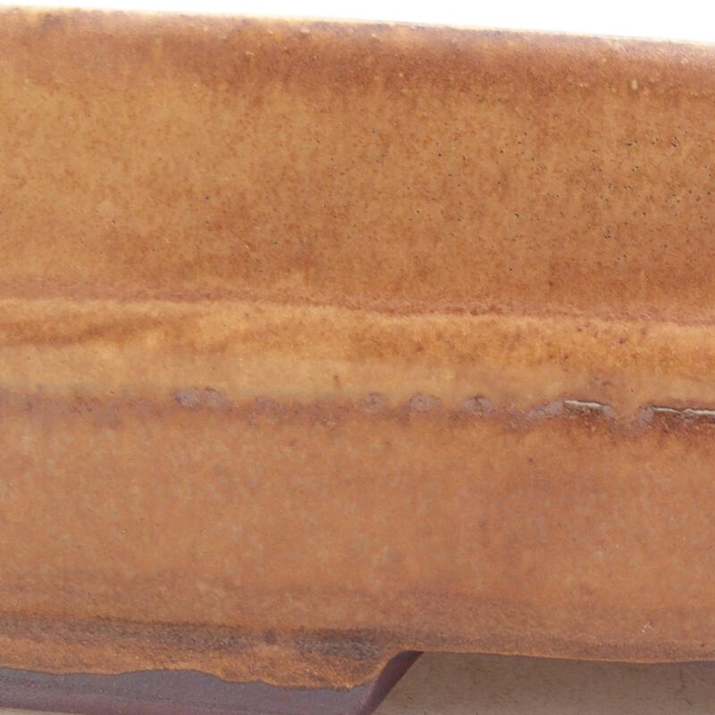 Bonsaischaal van keramiek 17,5 x 14,5 x 5 cm, roze