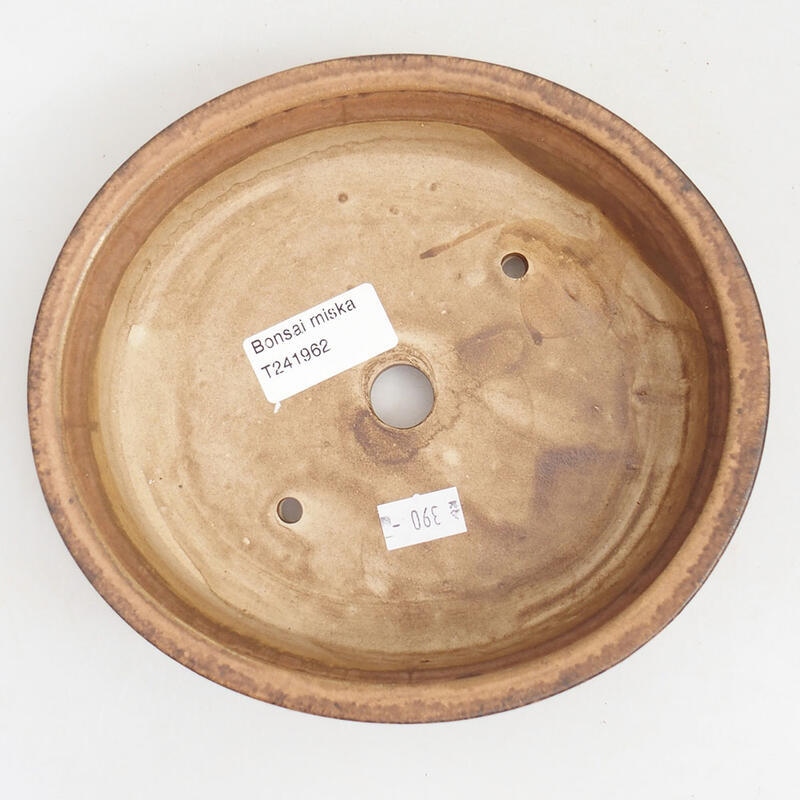 Bonsaischaal van keramiek 17,5 x 16 x 4,5 cm, roze