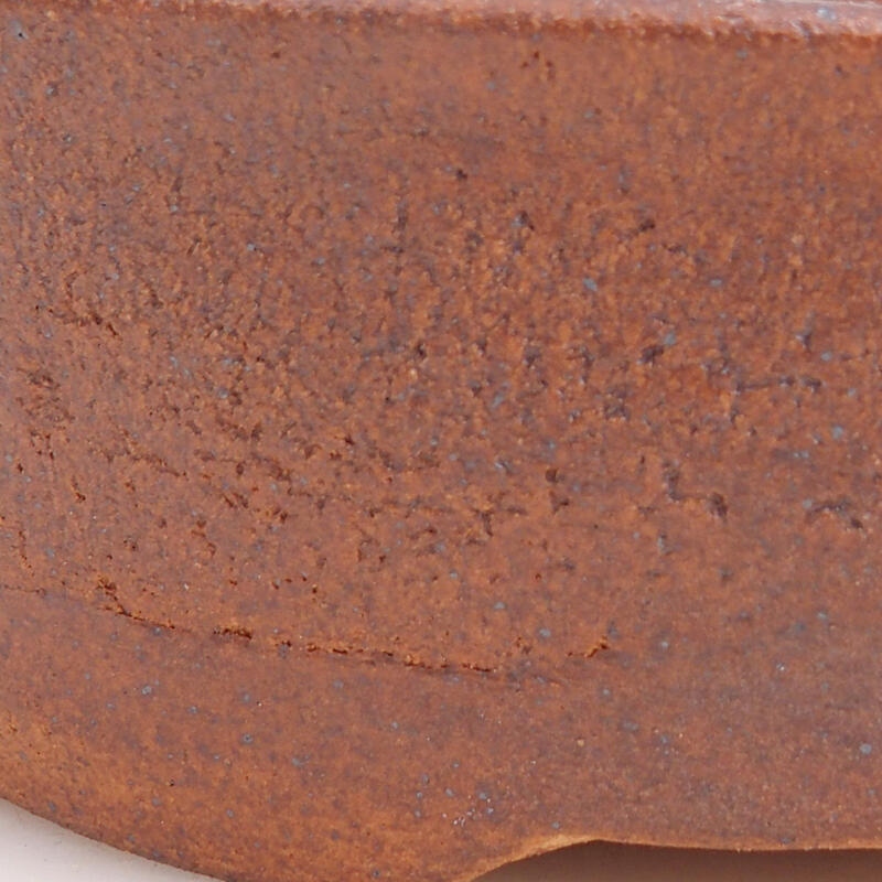 Bonsaischaal van keramiek 17 x 13,5 x 5 cm, bruin