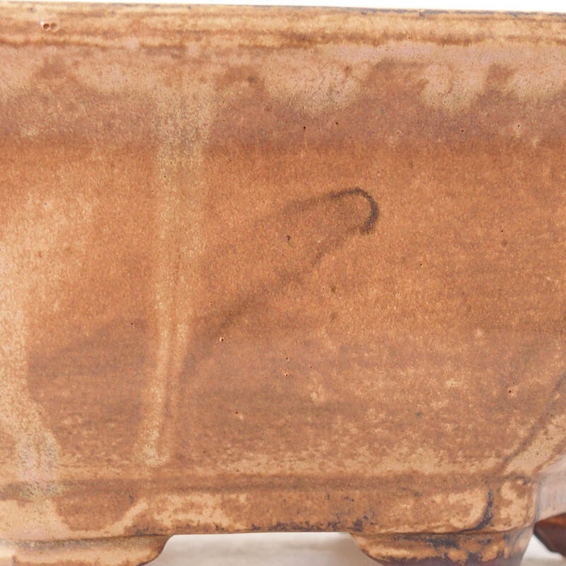 Bonsaischaal van keramiek 17 x 15 x 6 cm, roze