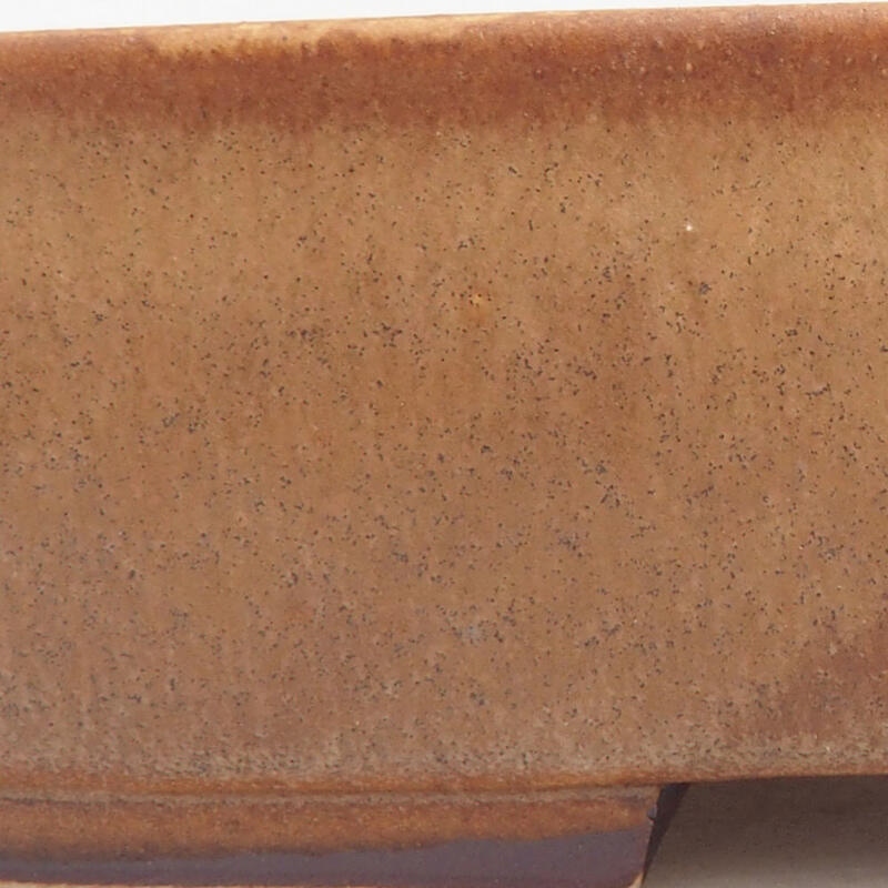 Bonsaischaal van keramiek 18 x 14,5 x 4,5 cm, bruin
