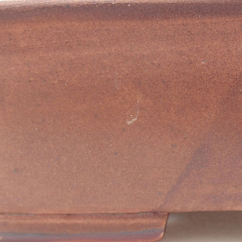 Bonsaischaal van keramiek 18 x 14,5 x 4,5 cm, bruin