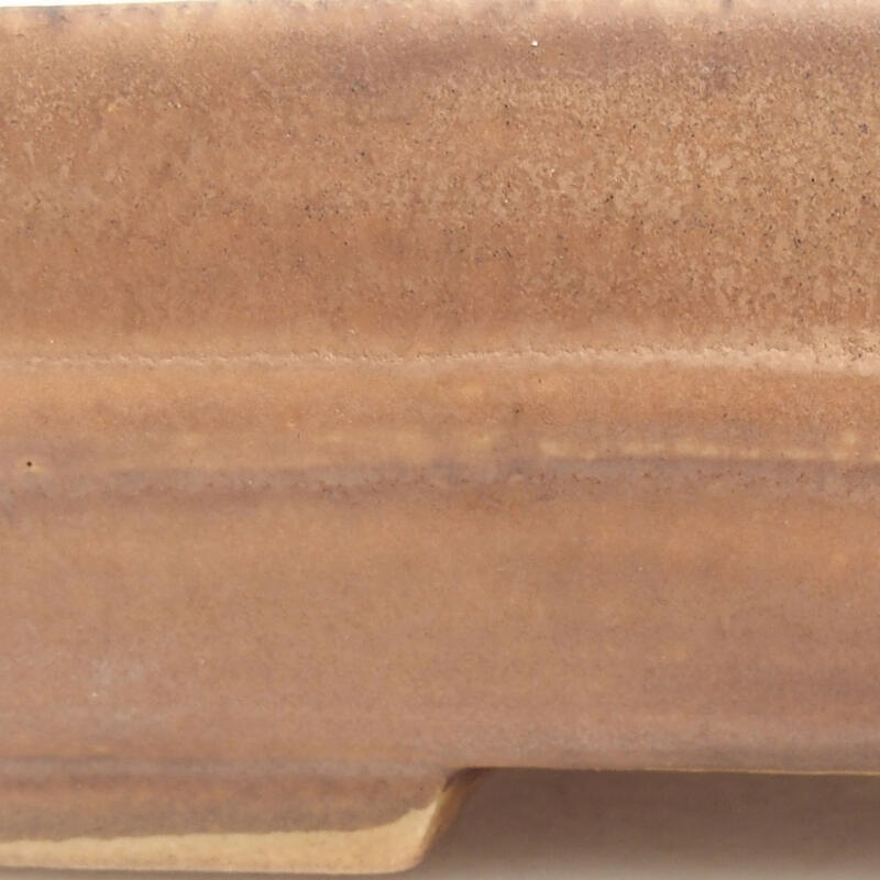 Bonsaischaal van keramiek 18 x 15 x 4,5 cm, bruin
