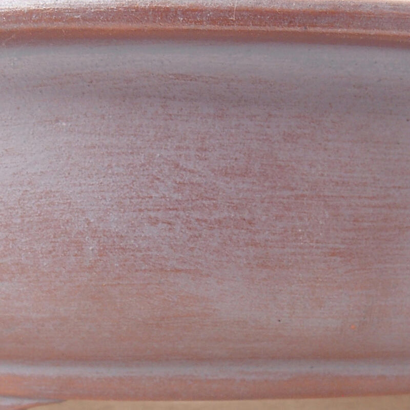 Bonsaischaal van keramiek 18 x 15 x 6 cm, metaalkleur