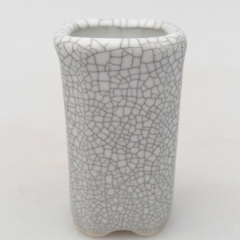 Bonsaischaal van keramiek 2,5 x 2,5 x 4,5 cm, raku kleur