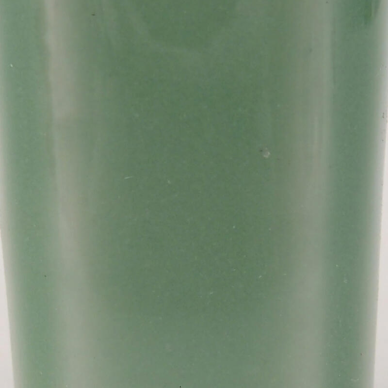 Keramische bonsaipot 2,5 x 2,5 x 4,5 cm, kleur groen