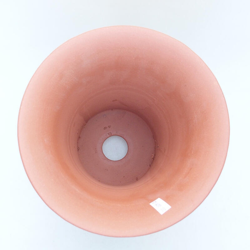 Bonsaischaal van keramiek 21 x 21 x 27 cm, kleur blauw