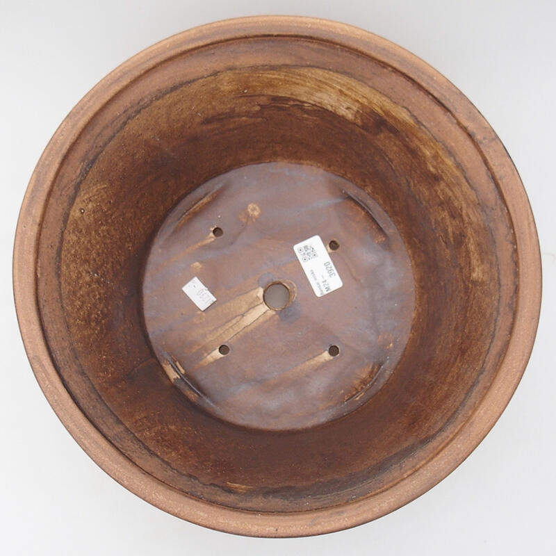 Bonsaischaal van keramiek 28,5 x 28,5 x 12 cm, roze