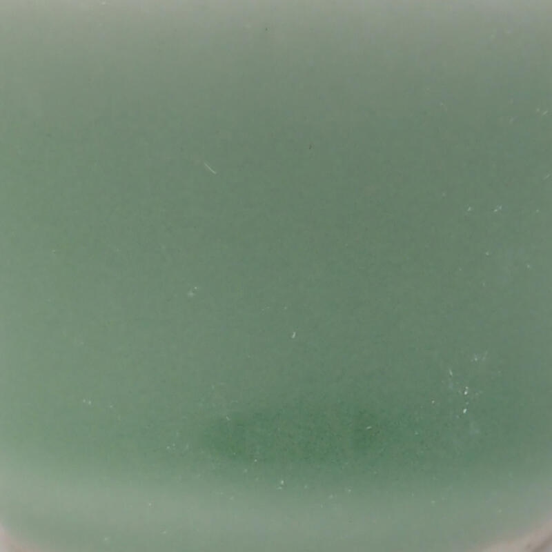 Bonsaischaal van keramiek 3,5 x 3,5 x 2,5 cm, groen