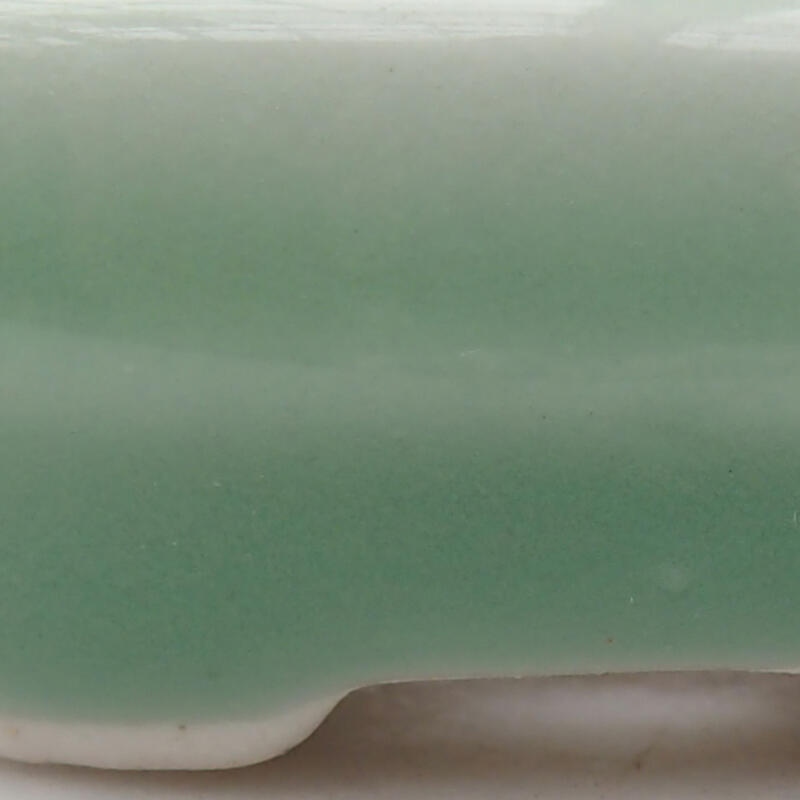 Keramische bonsaipot 4,5 x 3 x 2 cm, kleur groen