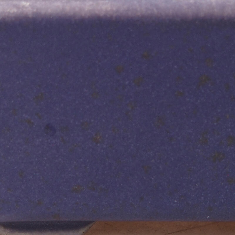 Bonsaischaal van keramiek 7 x 7 x 3 cm, kleur paars