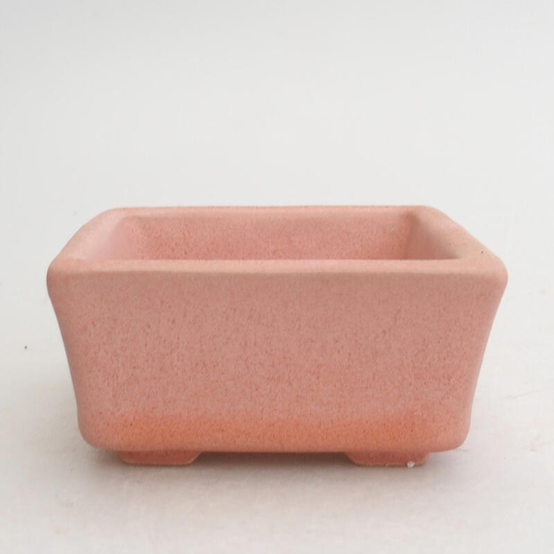 Bonsaischaaltje van keramiek 7 x 7 x 3 cm, roze