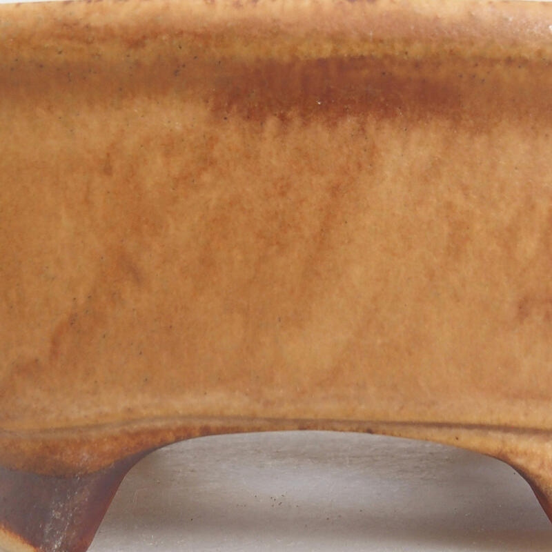 Bonsaischaal van keramiek 8 x 7 x 4,5 cm, roze