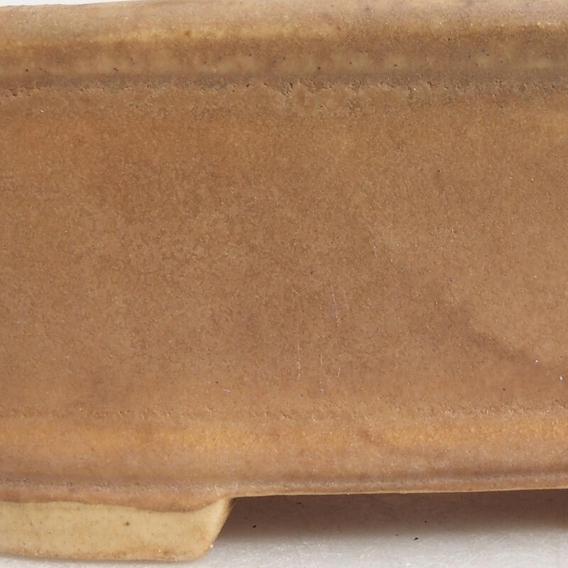 Bonsaischaal van keramiek 9 x 8 x 3,5 cm, roze