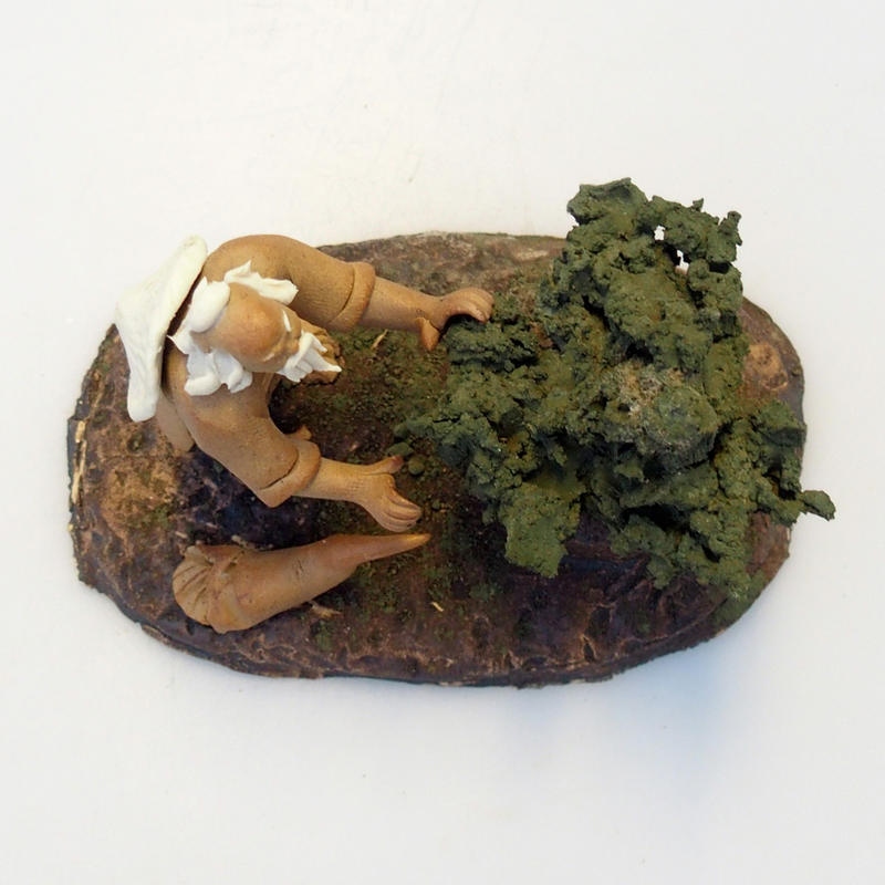 Keramisch beeldje - Bonsaijista