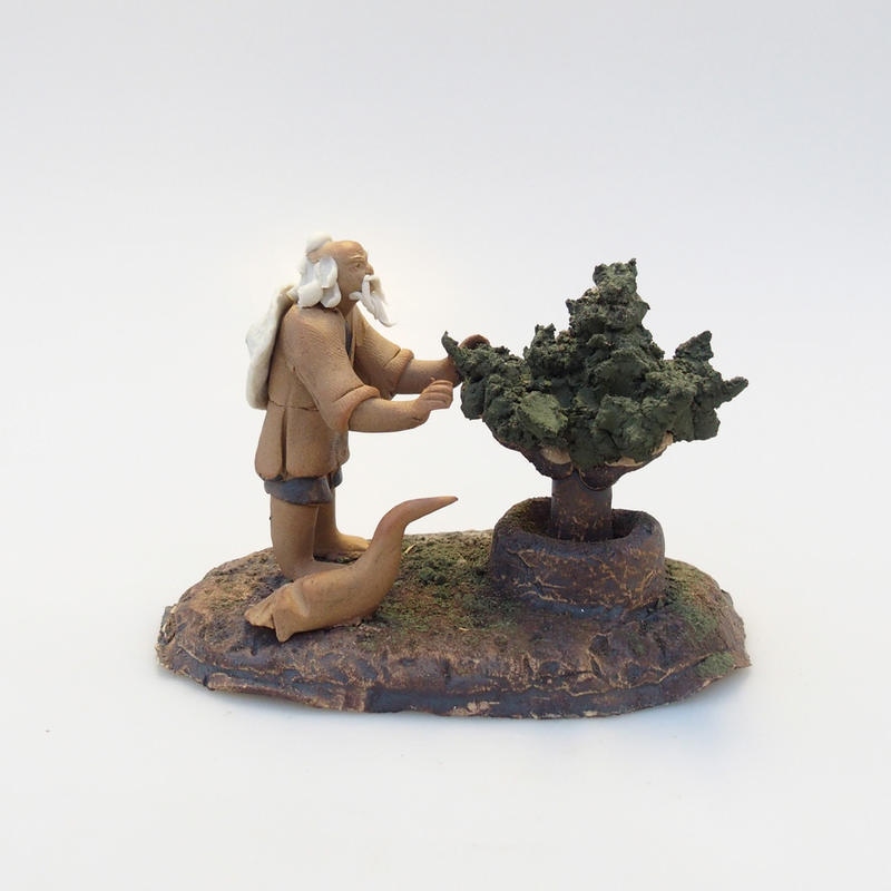 Keramisch beeldje - Bonsaijista