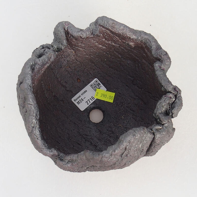 Keramisch Schelp 14 x 13 x 11,5 cm , metaalkleur