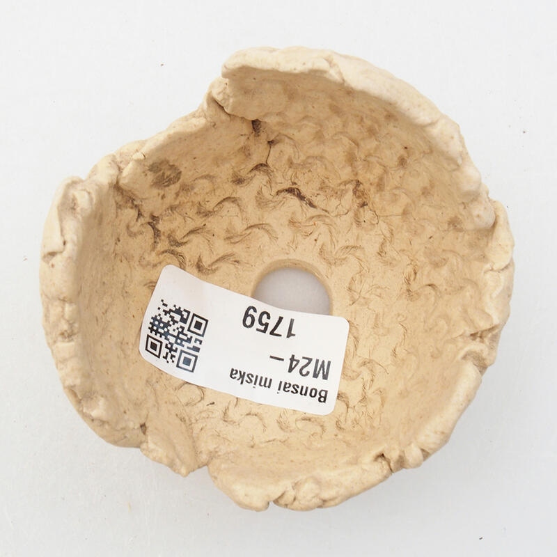 Keramisch Schelp 7 x 7 x 5,5 cm , kleur beige