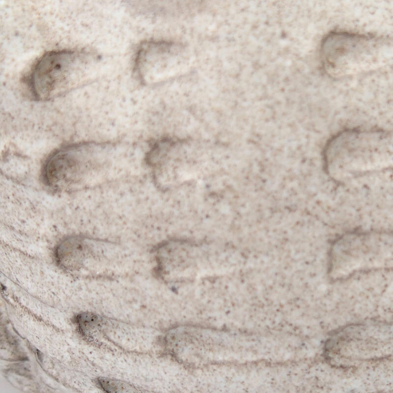 Keramische schelp 7 x 7 x 5 cm , grijze kleur