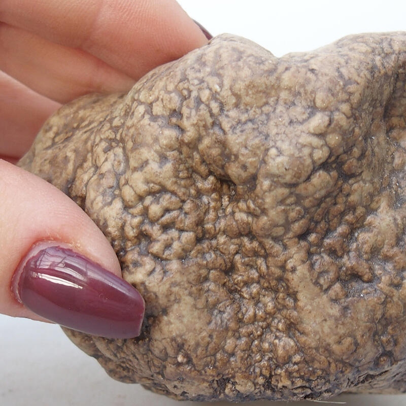 Keramische schaal 8,5 x 6,5 x 6 cm , kleur beige