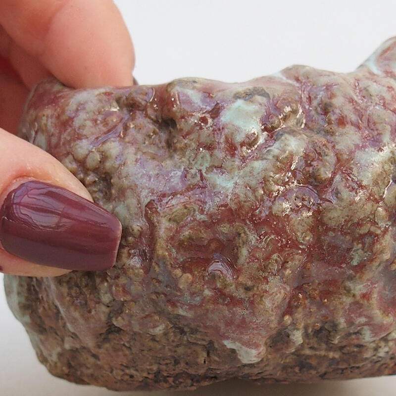 Keramisch Schelp 8,5 x 7,5 x 5,5 cm , kleur roze