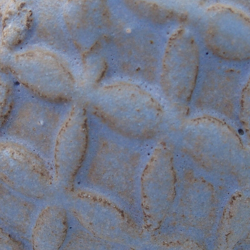 Schelp van keramiek 8,5 x 8,5 x 4,5 cm , kleur blauw