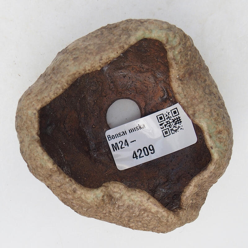 Keramisch Schelp 8,5 x 8 x 5 cm , kleur beige