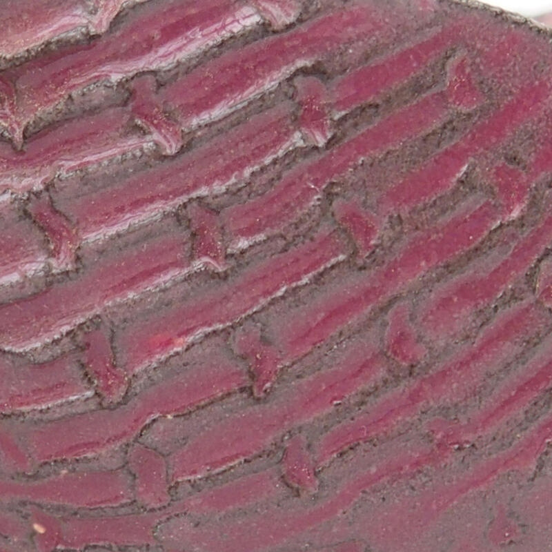 Schelp van keramiek 8 x 7,5 x 4,5 cm , kleur roze