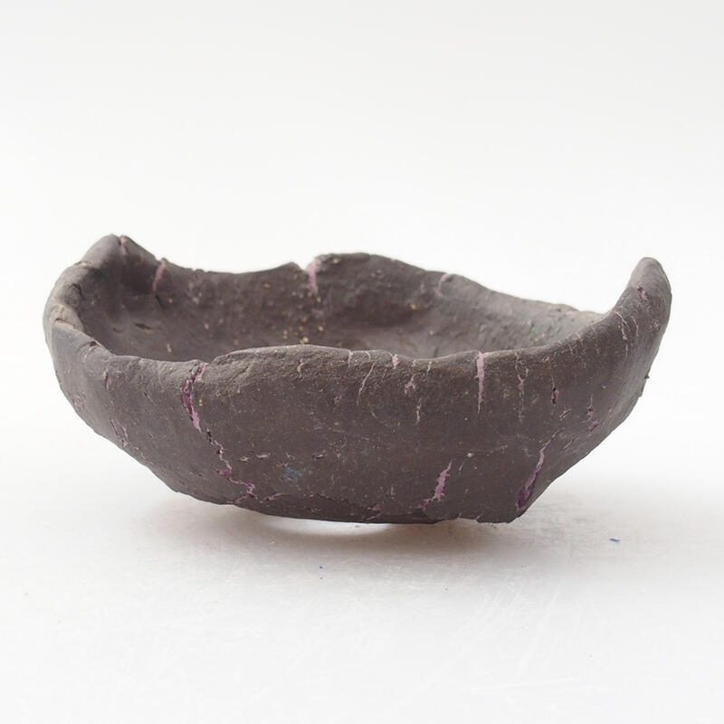 Keramische schaal  8 x 8 x 4 cm, kleur paars