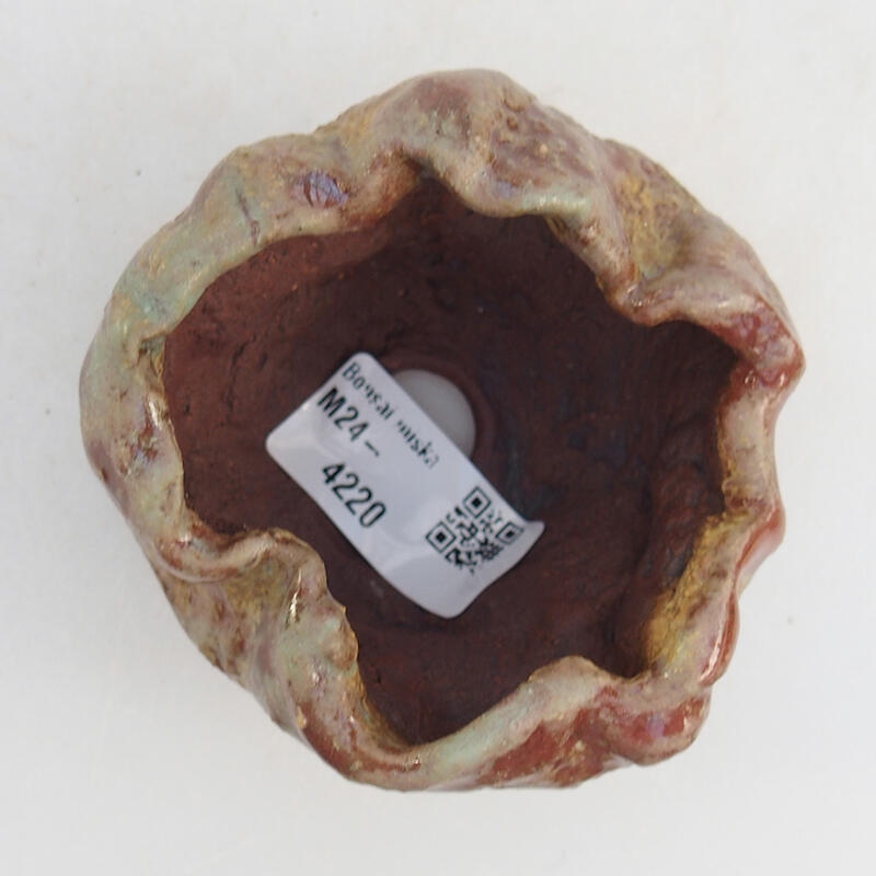 Schelp van keramiek 8 x 8 x 6 cm , kleur roze