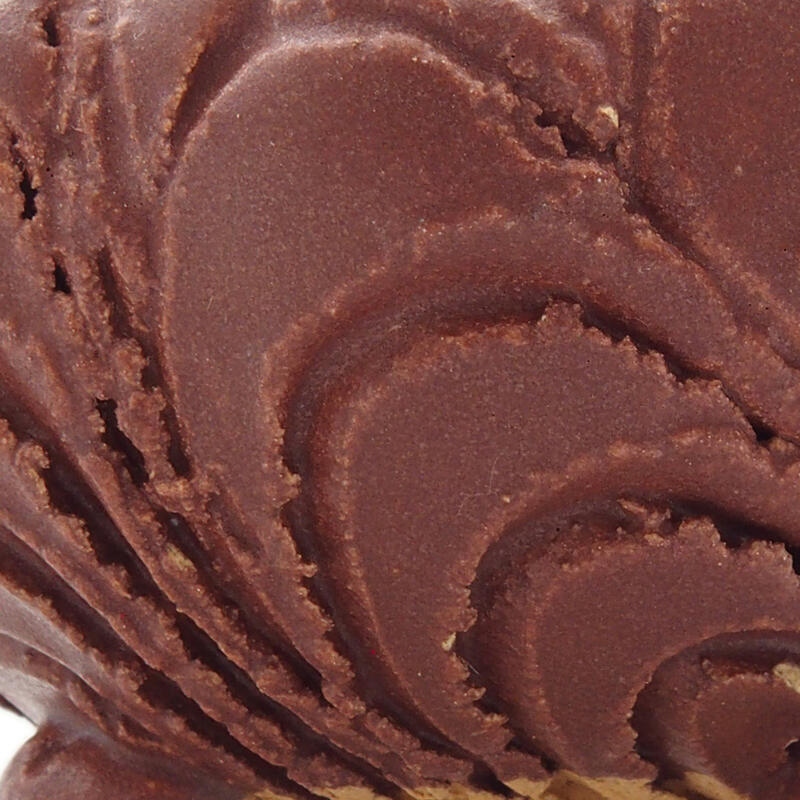 Keramisch Schelp 9 x 9 x 5,5 cm , kleur bruin