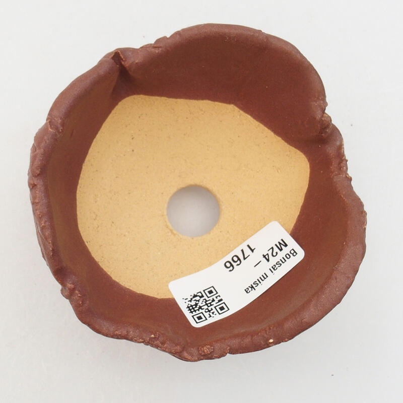 Keramisch Schelp 9 x 9 x 5,5 cm , kleur bruin