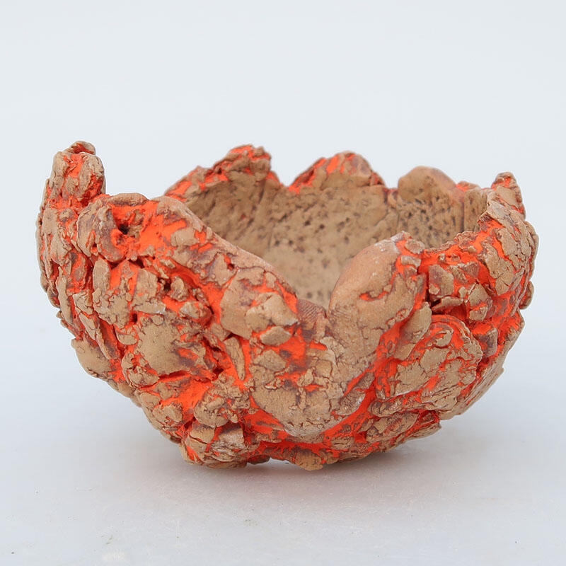 Keramische schaal  9 x 9 x 5,5 cm, kleur: naturel