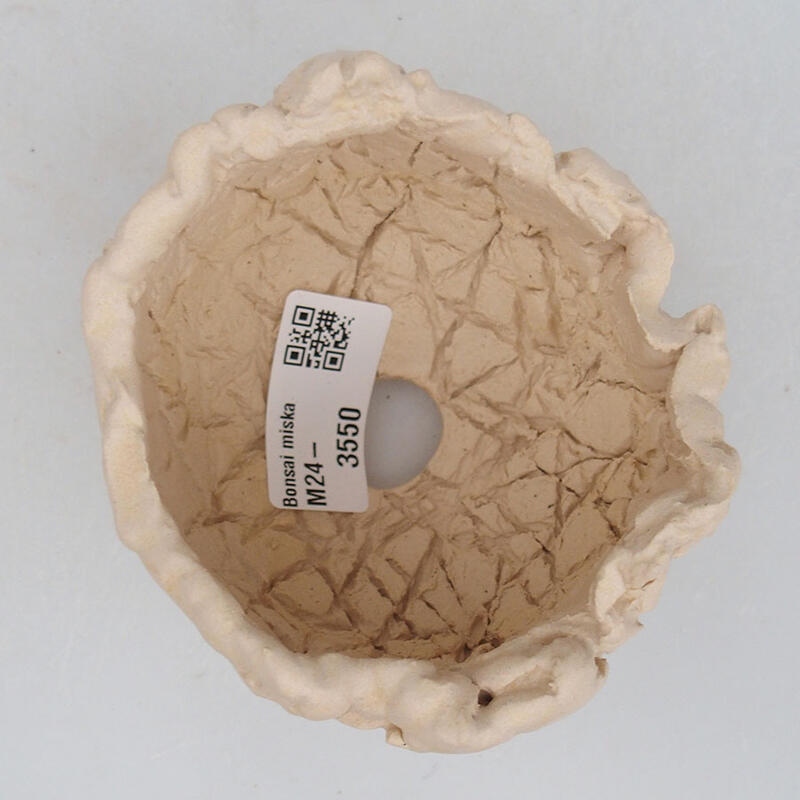 Keramisch Schelp 9 x 9 x 7 cm , kleur beige