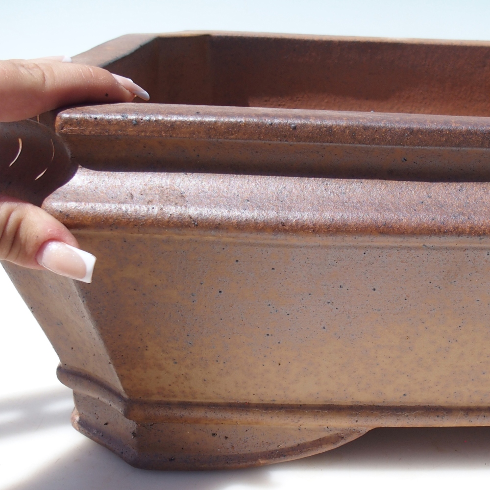 Schaal 51,5 x 39 x 17 cm bruin - UITSLUITEND PERSOONLIJK AFHALEN OF PALLETVERVOER