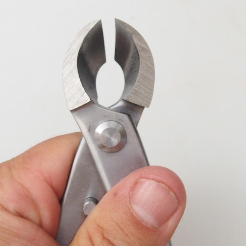 Kegeltang, half rond 205 mm - Roestvrij staal