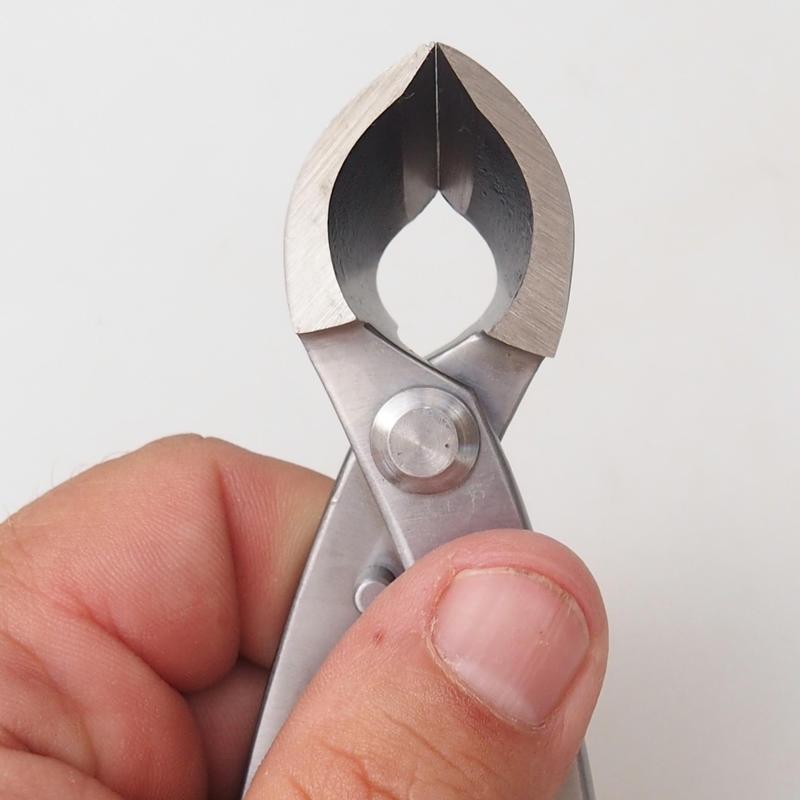 Schuine holle tang 180 mm - roestvrij staal