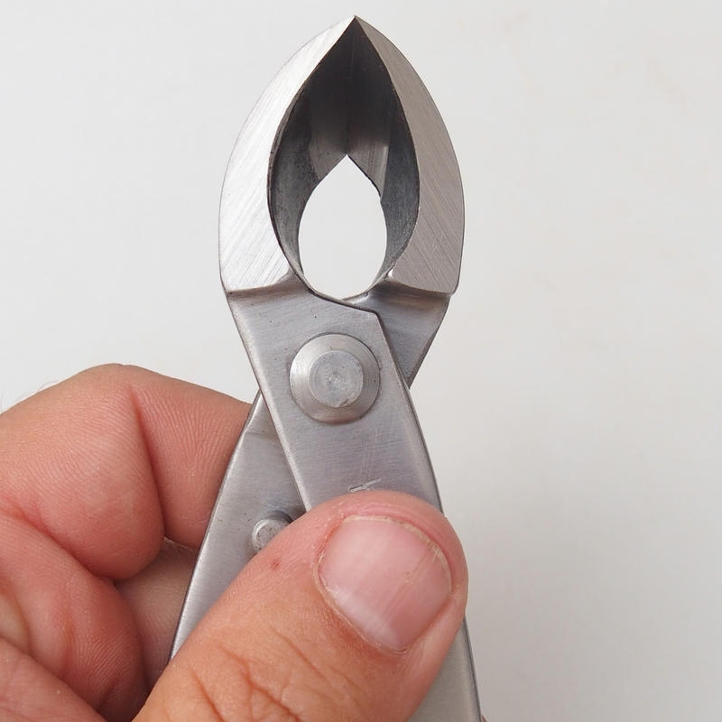 Schuine holle tang 210 mm - roestvrij staal