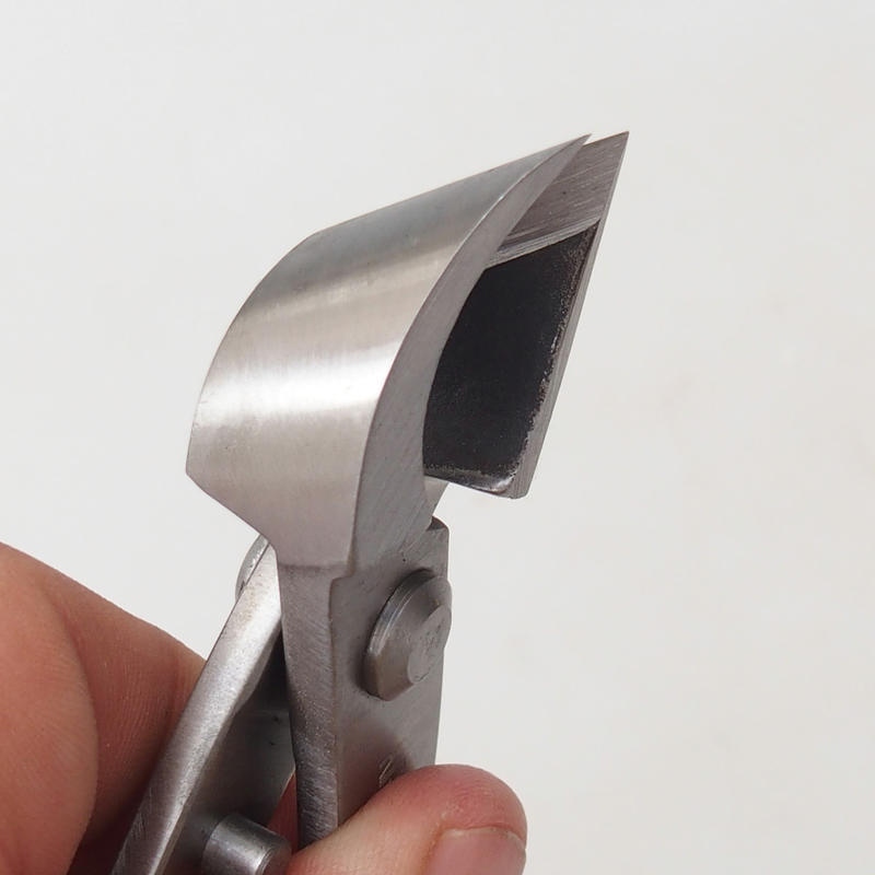 Schuine holle tang 210 mm - roestvrij staal