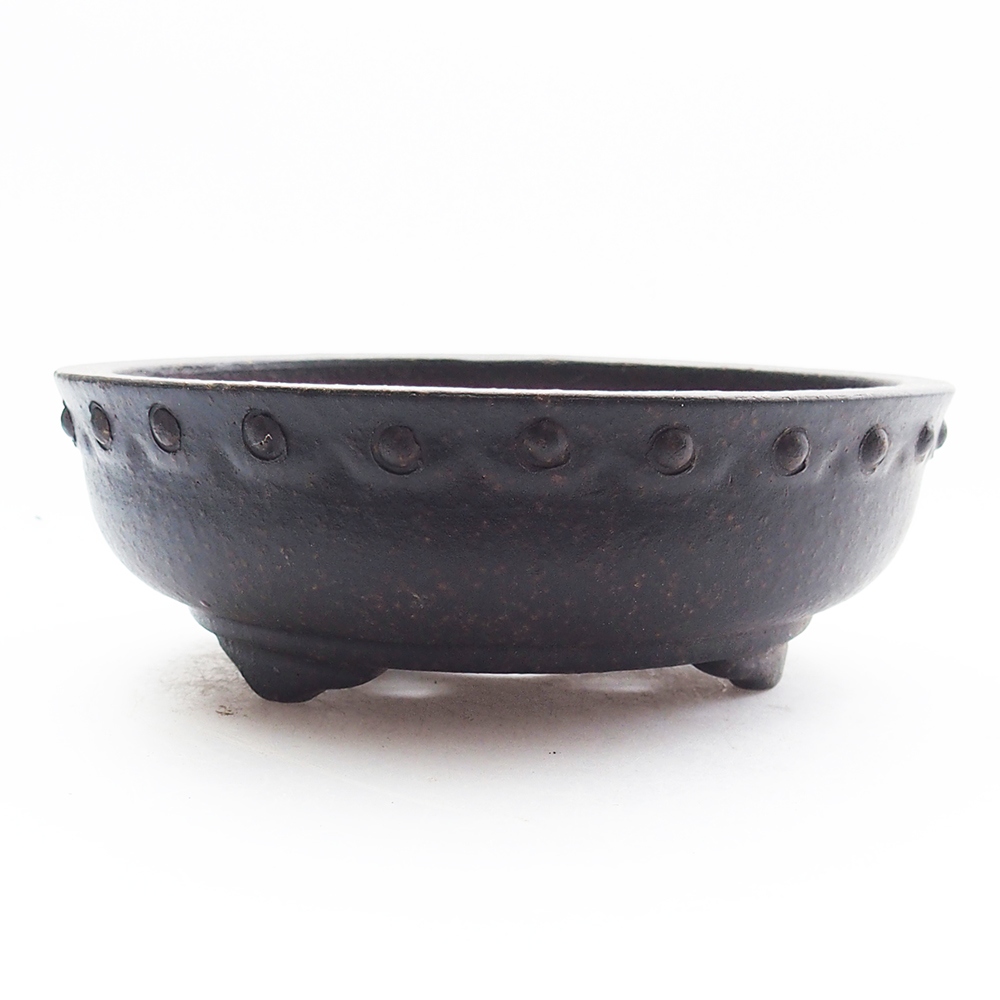 Schaal 11,5 x 11,5 x 4 cm bruin oker