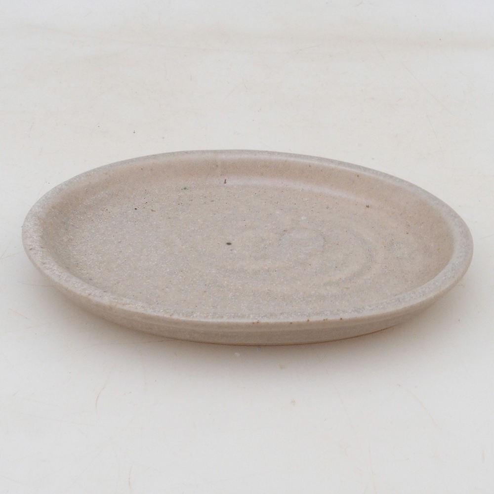 Keramisch schoteltje H04 - 10,5 x 8 x 1 cm - beige