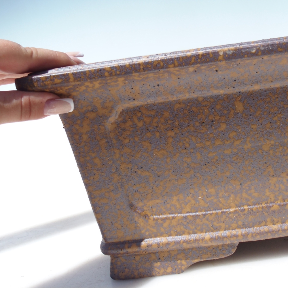 Schaal 41 x 29,5 x 16,5 cm bruin - UITSLUITEND PERSOONLIJK AFHALEN OF PALLETVERVOER