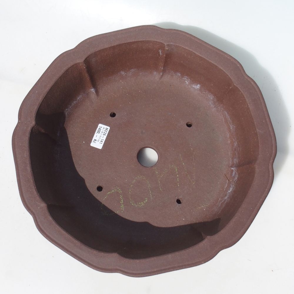 Bonsaischaal 38 x 38 x 10,5 cm berken bruin