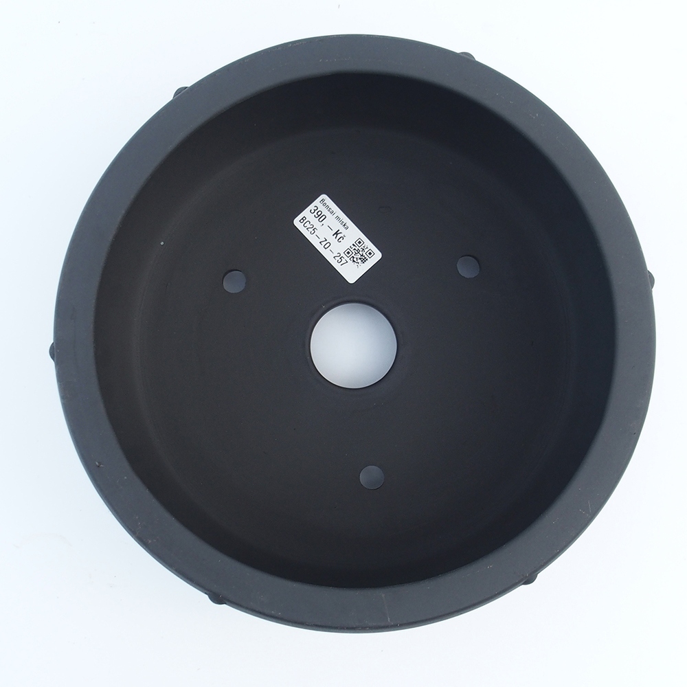 Kom 24 x 24 x 10,5 cm zwart